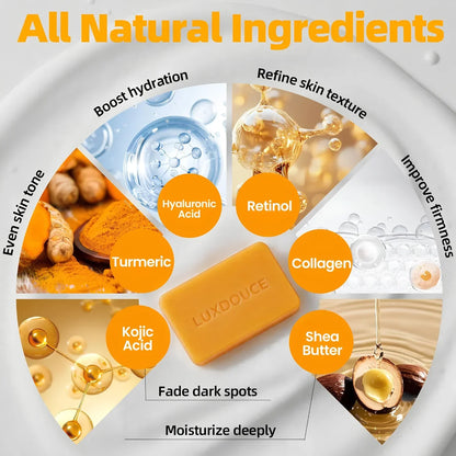 LUXDOUCE™ Kojic Acid & Turmeric Soap